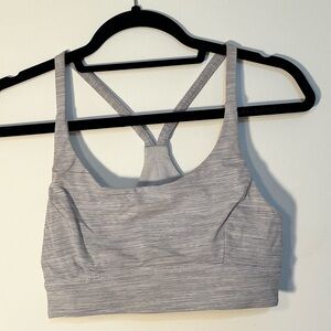 Lululemon Grey Flow Y Bra Size 8